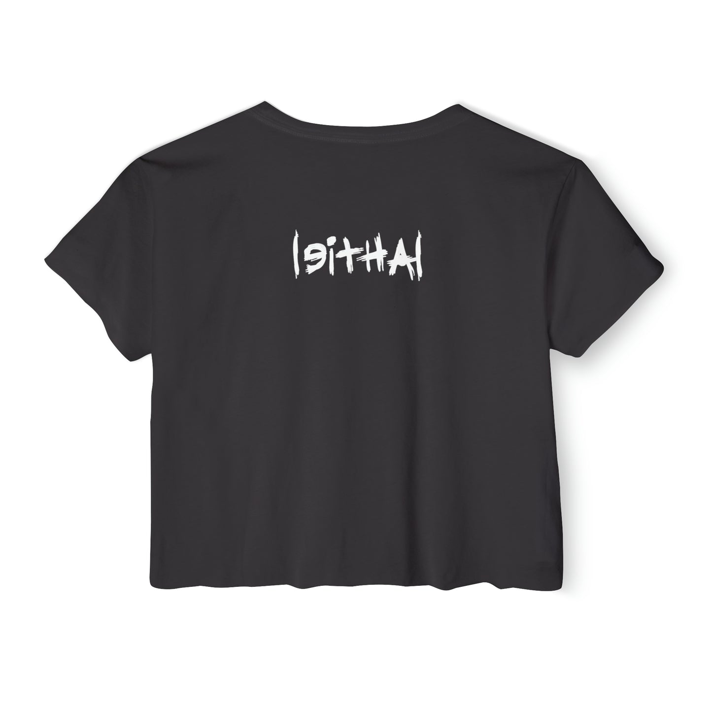 destroy raw hem crop top