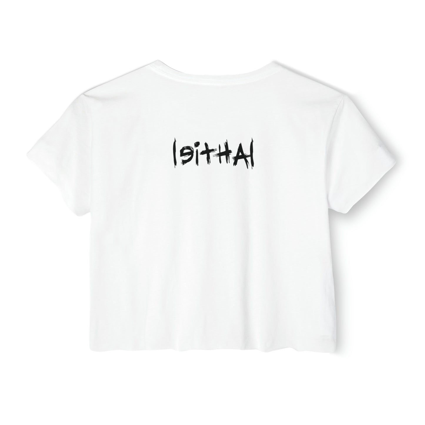 hellraiser raw hem crop top