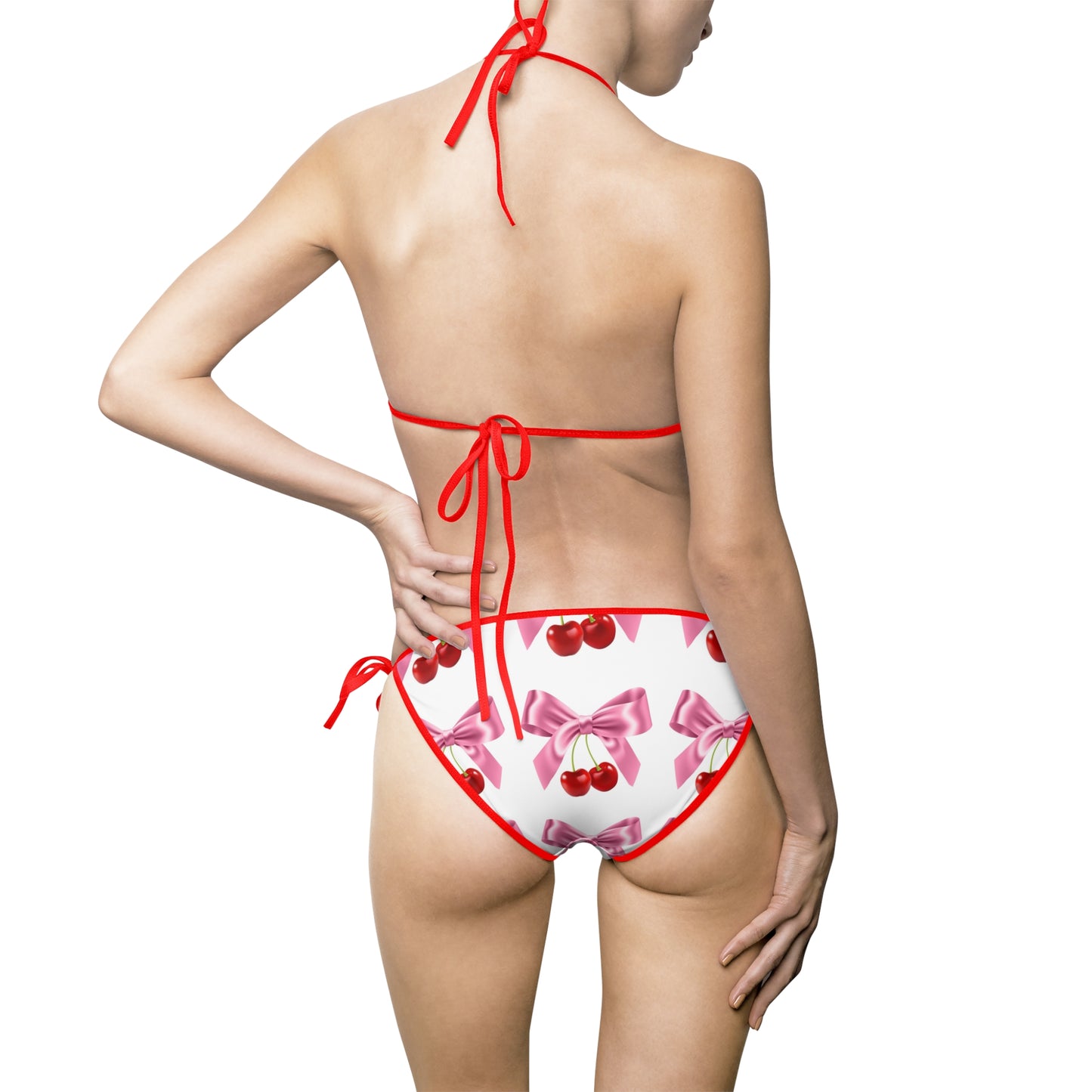 cherry bow bikini